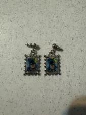 1960s Vari-Vue Batman Flicker Earrings