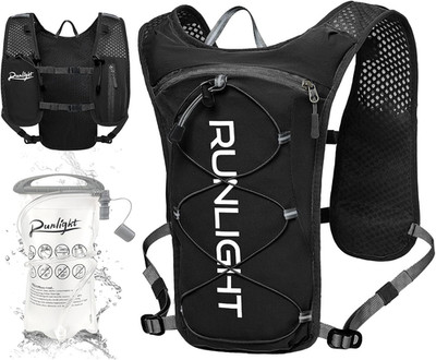 Runlight Laufweste Für Damen Und Herren,Verstellbare Brustgurte, Trinkweste Lauf