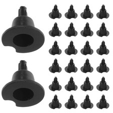 50Pcs Black Plastic Speaker Retainer Clips Durable Speaker Mount Hardware