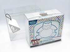 New Plastic Display Case Protector for Pokemon Elite Trainer Box ETB 5 Pack