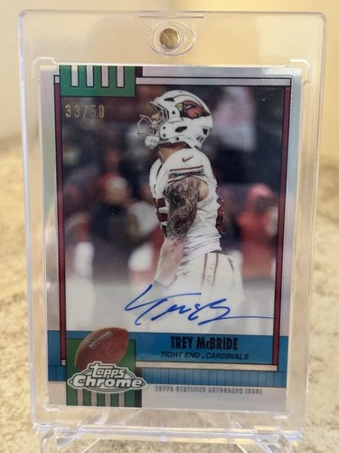 2025 Topps Chrome Trey McBride Superfractor (RAW)