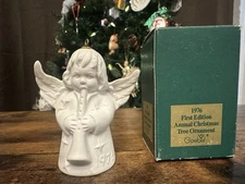 1976  Goebel First Edition Annual Angel Bell Christmas Tree Ornament With Box