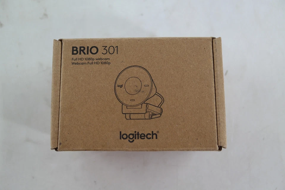 Logitech Brio 301 Full HD 1080p Webcam USB-C mit Mikrofon/Automatische Lichtkorrektur