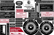 Cessna Interior Placard Kit 180-182-185