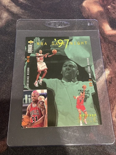 VTG 1997-98 Upper Deck Collector's Choice NBA Game Night #159 Michael Jordan A4