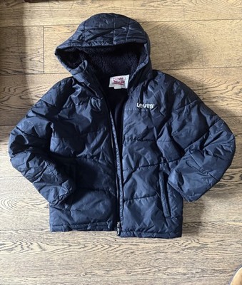 Levi Steppjacke Junge/Mädchen schwarz - guter Zustand - hält warm!