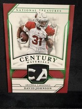 DAVID JOHNSON 2018 NATIONAL TREASURES CENTURY MATERIALS PATCH 1/5 CM-DJ