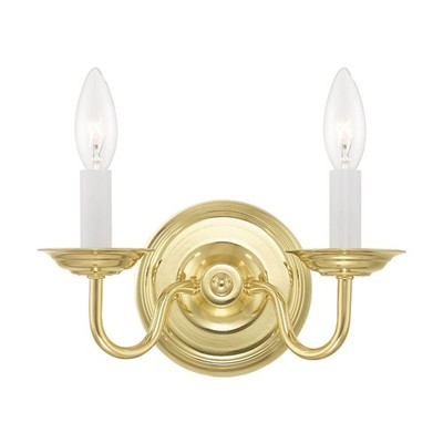 Used Livex Lighting 5018-02 Williamsburgh - 2 Light Wall Sconce in Traditional