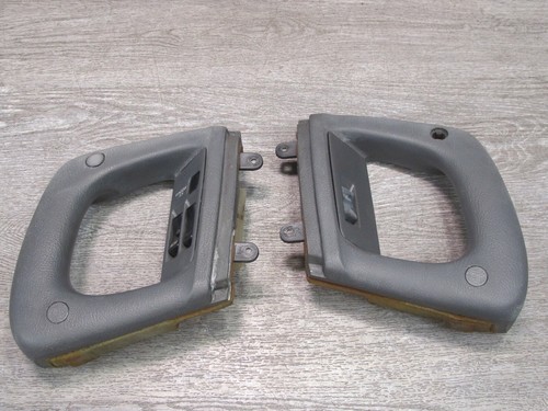 89-92 TOYOTA SUPRA MK3 SET OF 2 INTERIOR DOOR GRAB HANDLE W SWITCHES GRAY OEM