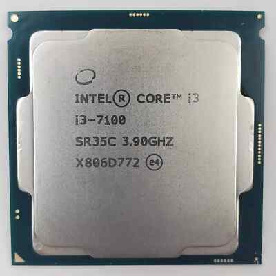Intel Core i3-7100 3.90 GHz Dual Core Desktop CPU Processor SR35C Tested