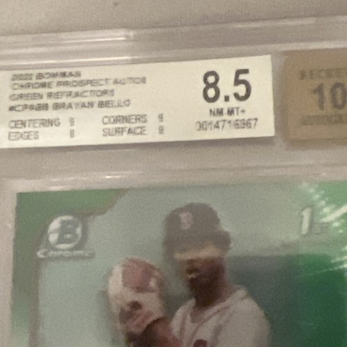 brayan bello 2022 bowman cromo verde auto rc /99 bgs. (Sottovalutato) - Foto 2 di 2
