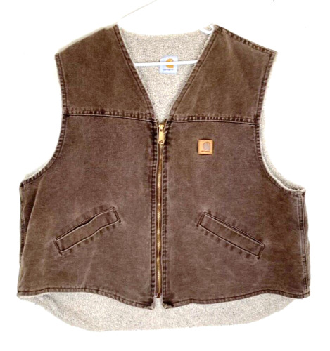 90s carhartt vest canvas - Gem