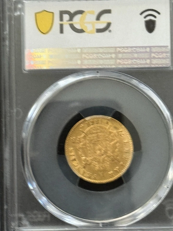 1912 Austria $10 Corona Gold Côn PCGS AU55 Retrike - Image 2 of 2