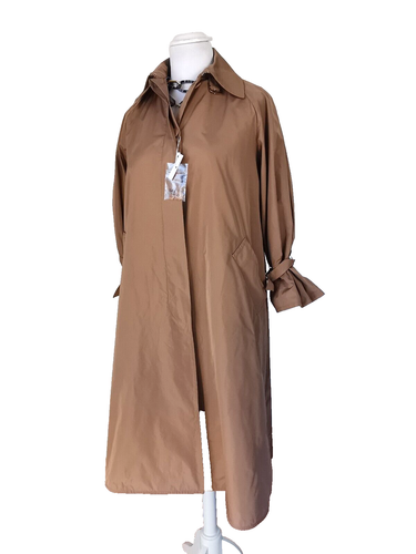 RRP €1380✨MAX MARA Anti-drip taffeta trench coat Usa2_ Gb4_ It36_ Fr34_De32 - Picture 7 of 23