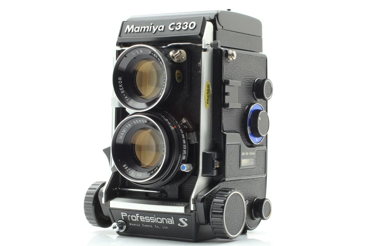Exc+5] Mamiya C330 Pro S TLR + Sekor 80mm f/2.8 Blue Dot Lens From