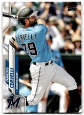 2020 Topps Update #U20 Francisco Cervelli - Miami Marlins
