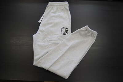 NEW MEN'S BBC 831-7107 BILLIONAIRE BOYS CLUB BB SCRIPT SWEATPANTS HEATHER GREY