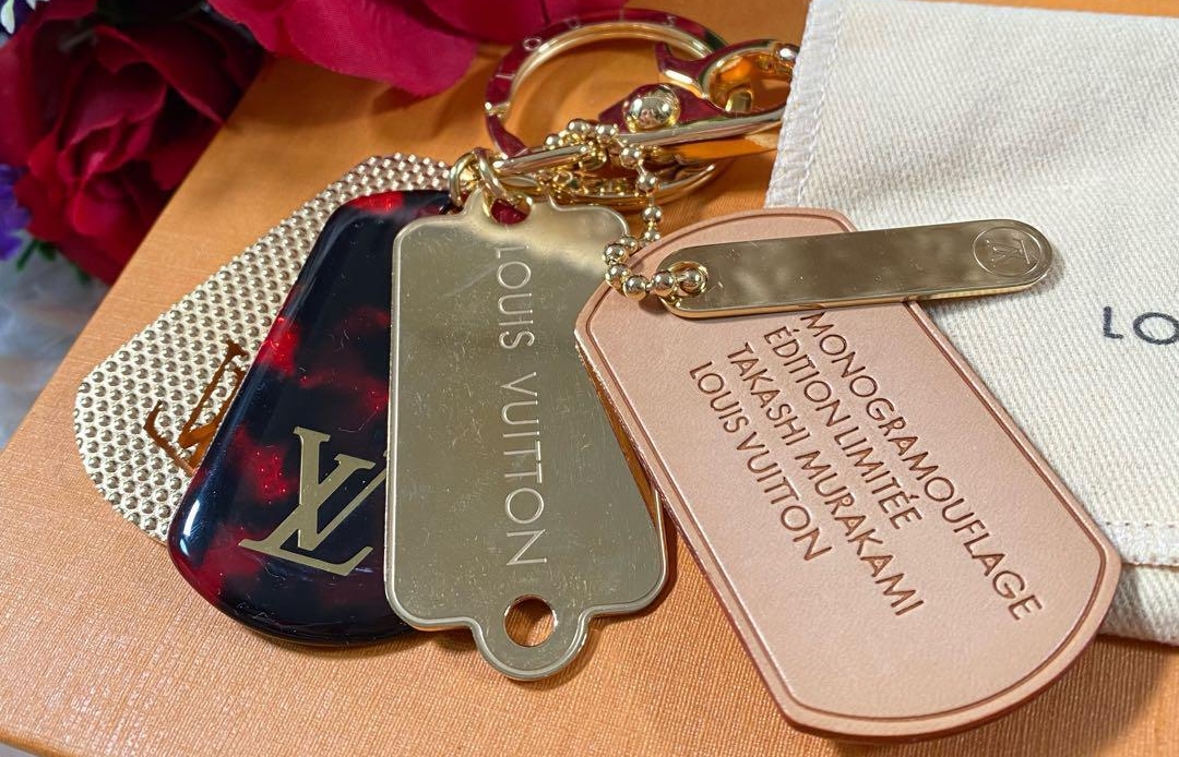 Louis Vuitton TAKASHI MURAKAMI Monogramofrage Key Ring Bag Charm