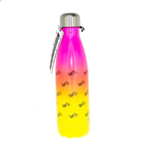Starbucks Swell Water Bottle Curtis Kullig Love Me Yellow Pink Steel Thermos - Picture 4 of 4