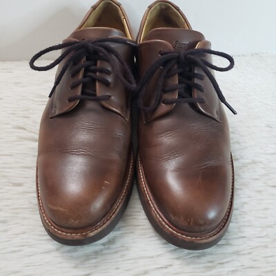 Samuel Hubbard Sz 7 M Founder Men\'s Chestnut Brown Leather Lace Up Dress Shoes Men main image 4