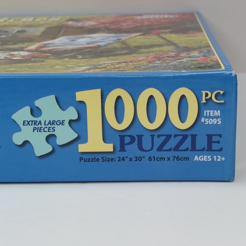 Grampa 'Watches' the Kids White Mountain Puzzle #5095 Kevin Walsh 2011 COMPLETE! - Picture 5 of 12