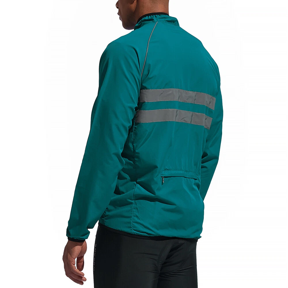 WOSAWE High Visibility Cycling Jacket Reflective Windbreaker Waterproof MTB Coat