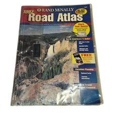 RAND MCNALLY ROAD ATLAS 1997 - U.S. - MEXICO- CANADA