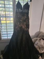 black prom dress size 8