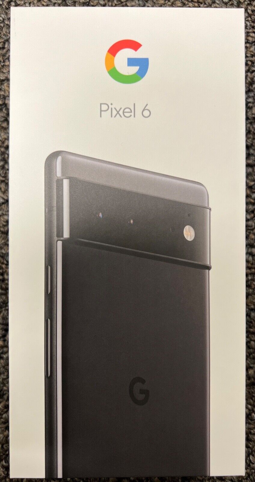 Brand New Google Pixel 6 5G GA02900 - 128GB - Stormy Black (Unlocked)