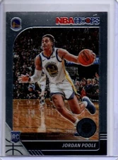 JORDAN POOLE 2019-20 PANINI HOOPS PREMIUM STOCK TRUE ROOKIE RC #223
