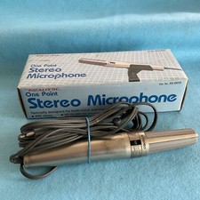 Realistic One Point Stereo Microphone 33-2012 No Stand In Original Box -Untested