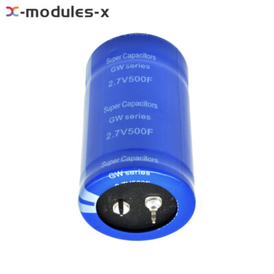 2.7V-500F Super Farad Capacitor Component Electrical Capacitance New