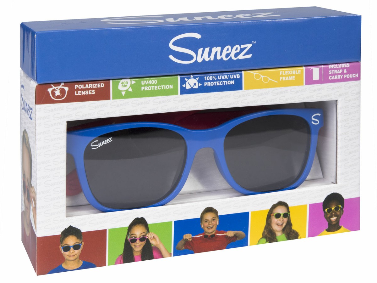 Suneez Flexible Children's Kids Polarized Sunglasses UV400 BLUE Christmas  Gift