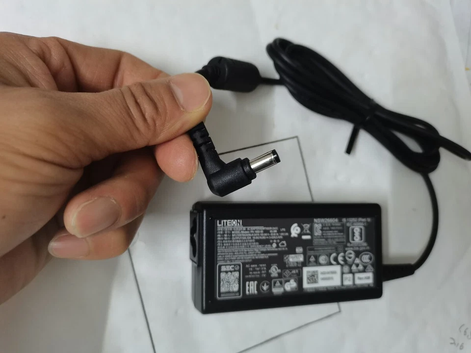 For System76 Lemur Pro Lemp10/11 NEW Genuine LITEON 19V 3.42A PA-1650-90 Charger - Изображение 2 из 4