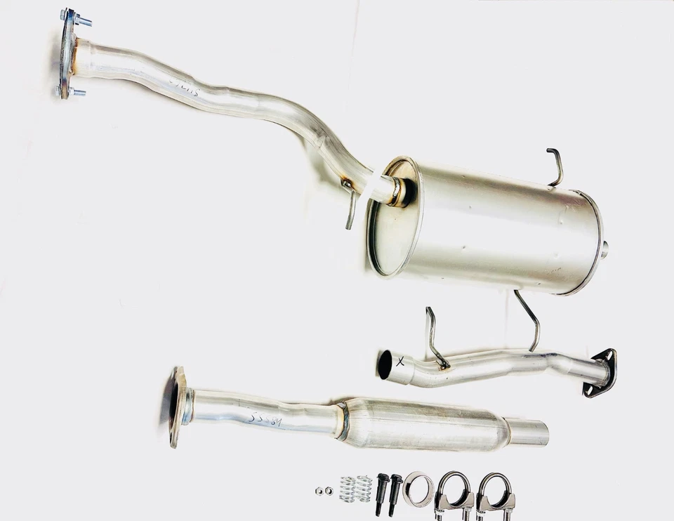 Se adapta a: Subaru Forester 2006 a 2008 2,5 L resonador con silenciador Foto 3 de 4