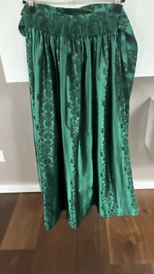 Tolle Schürze Dirndl Gottseidank Gr. 34 36 38 grün schwarz