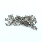 18" Hallmarked 925/1000 Sterling Silver Thin Oval Link Chain Necklace