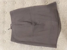 Angelo Tarlazzi Straight skirt in black wool