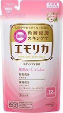 KAO emollica Moisture Bath Milk Refill 360ml Floral scent
