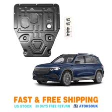 Thick Engine Splash Shield For Benz EQB300 2022-2024 Front Engine Guard Hard