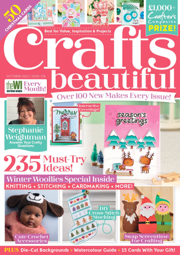 Crafts Beautiful Magazine October 2022 Issue 376 235 Must-Try Ideas New Makes - Picture 2 of 3
