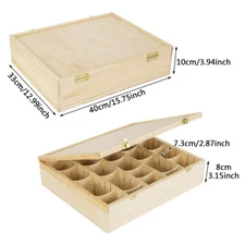 Wooden Card Display Case Collection Exchange Trade Show Display Organizer Case