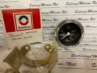 #ad AC Delco #75E2 PG65 Drive Mech Pressure Gauge 300 PSI GM25025177 2502177 $28.00
