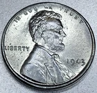 1943 P LINCOLN STEEL WHEAT PENNY UNC - SS095