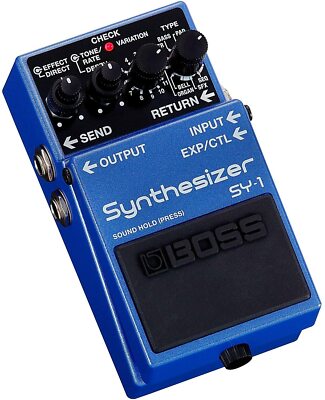 BOSS Synthesizer SY-1 ギターエフェクター レビュー】BOSS SY-1 ギターシンセサイザーを実際に試してみた