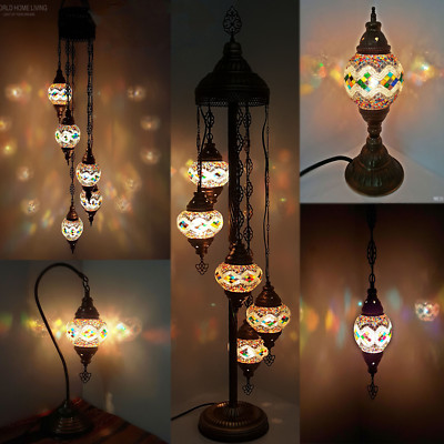 Türkisch Marokkanische Lampe Glas Mosaik Tisch Bodenkronleuchter Wandleuchte Wandleuchte 