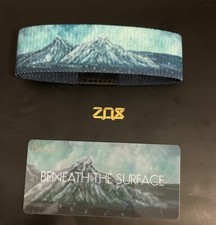 zox wristband medium BENEATH THE SURFACE *Blog Strap, Blue Stitch*