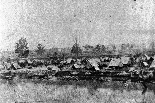 New 5x7 Civil War Photo: Union - Federal Camp at Morganza Bend, Louisiana