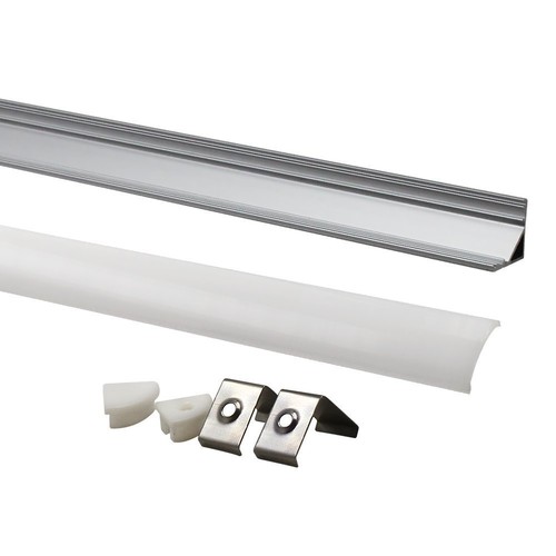 12-Pack 1M/3.3ft Aluminum Channel - LED Aluminum Extrusion for Led Strip Light - Picture 9 of 14