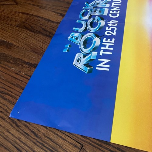 Poster promozionale vintage anni 80 retrò Buck Rogers nel 25° secolo MCA Video Store - Foto 7 di 7